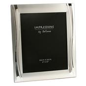 Silver Plated Wavy 8 x 10 inch Photo Frame 21-26480 image