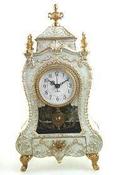 Ornate Quartz Clock Music Box 24108MW image