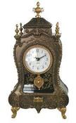 Ornate Quartz Clock Music Box 24109MW image