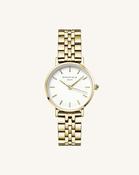 Rosefield Small Edit White Gold Watch 26WSG 267