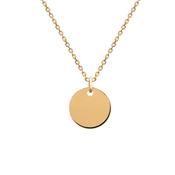 Amèlie 18ct Gold-Plated Engravable Round Disc 1882602