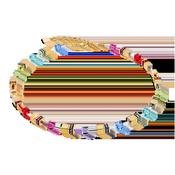 COEUR DE LION  GeoCUBE® Iconic Metallic necklace Rainbow gold 3015101535 image