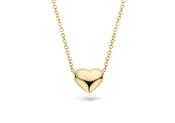 Blush Necklace 3062YGO - 14k Yellow Gold Puffed Heart image