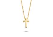 Blush Necklace 3091YGO - 14k Yellow Gold Cross image