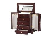 Walnut finish Wardrobe Jewel Case 4072