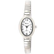 Ladies Silver Oval Expander Watch 44-2020 image