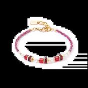 COEUR DE LION Sparkling Princess bracelet gold-red 4567300300 D image