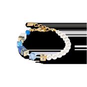 COEUR DE LION GeoCUBE® Precious Fusion Pearls bracelet blue 5086300716