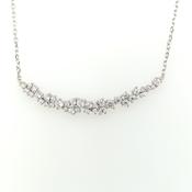Sterling Silver CZ Sparkle Necklet SP5850 image