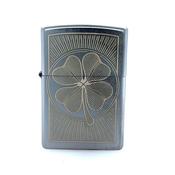 Zippo Lighter Steel Four Leaf Clover 60007596