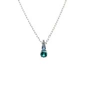 Sterling Silver Blue Shades CZ Pendant SP6712 image
