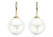 Blush Earrings 7049YPW - 14k Yellow Gold with Swarovski pearl image
