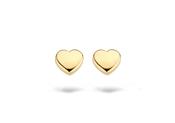 Blush Earrings 7245YGO - 14k Yellow Gold Heart Studs image