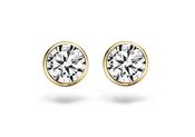 Blush Ear studs 7258YZI - 14k Yellow gold 5.35 mm with zirconia