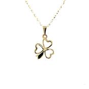 9ct Gold Shamrock Pendant GP856