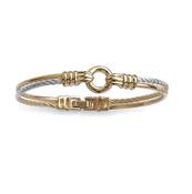 Amèlie 18ct Gold-Plated Bicolore Bangle 80159358