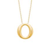 Amèlie 18ct Gold-Plated Chunky Oval Pendant 82187545 image