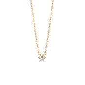 Amèlie 18ct Gold-Plated CZ Slider Necklace 87387045
