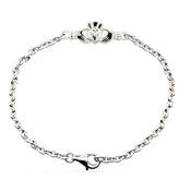 Sterling Silver Claddagh Bracelet SB8948