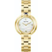 BULOVA LADIES RUBAIYAT GOLD WATCH 97L181 image