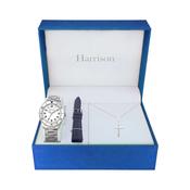 Boys Communion Watch &amp; Silver Cross Gift Set BCS1004