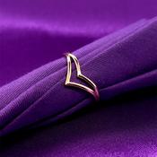 9ct Gold Double Wishbone Ring GR512
