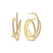 SIF JAKOBS Spirale Grande Hoop Earrings SJ-E2591