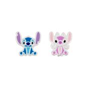 Disney Stitch &amp; Angel Mismatch Enamel Earrings E906666SL