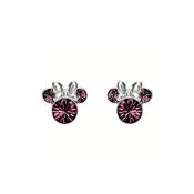 DISNEY MINNIE MOUSE CRYSTAL EARRINGS FEBRUARY ES00028FEB