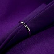 9ct White Gold 2mm Court Wedding Band GW393