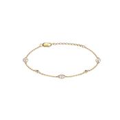 9ct Gold Pearl &amp; Bead Bracelet GB479 image
