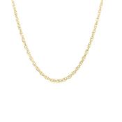 9ct Yellow Gold 12 Prince of Wales Rope Chain 16"/40cm GC670 image