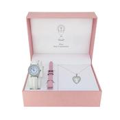 Girls Communion Watch &amp; Silver Angel Pendant  Gift Set GCS2006