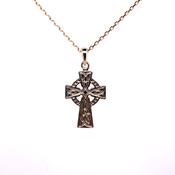 Celtic Cross Pendant 18k Gold Plated GFCC014E
