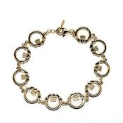 Gold-plated Claddagh Bracelet GFCBR018