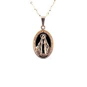 9ct Yellow Gold Medium Miraculous Medal GP845