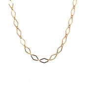 Heirloom 9ct Gold Diamond Link Chain 43cm HC09 image