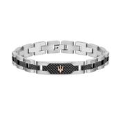 MASERATI JEWELS SILVER, GUN, ROSE GOLD BRACELET JM419ASC01 image