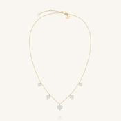 Rosefield Multi Hearts Necklace JNMHG J1274 image