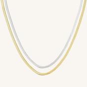 Rosefield Duo Snake Necklace JNSCD J676 image