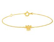 9ct Gold Child's Angel Bracelet GB463 image