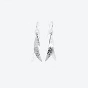 Martina Hamilton Leaf Sterling Silver Double Drop Earrings LFBB1 image