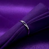 9ct White Gold 2.5mm Court Wedding Band GW392