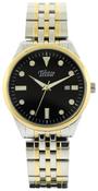 Telstar Men's Buda Two-tone Black Bracelet Watch M1070 BXK image