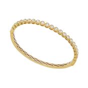 GOLD PLATED CZ RUBOVER BANGLE N5056