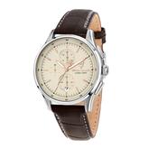 MASERATI SORPA CHRONOGRAPH BEIGE DIAL BROWN STRAP R8871624010 image