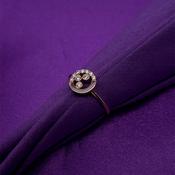 9ct Gold CZ Circles Ring GRZ318 D image