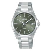 LORUS QUARTZ LADIES STAINLESS STEEL GREEN DIAL BRACELET WATCH RH959SX9 image