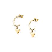Morellato Gold plated Trilliant Hoop Earrings SAWY13 image