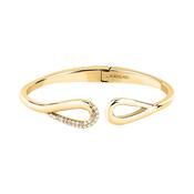 MORELLATO 18k GOLD PLATED DESIGN BANGLE STAINLESS STEEL SAYP24